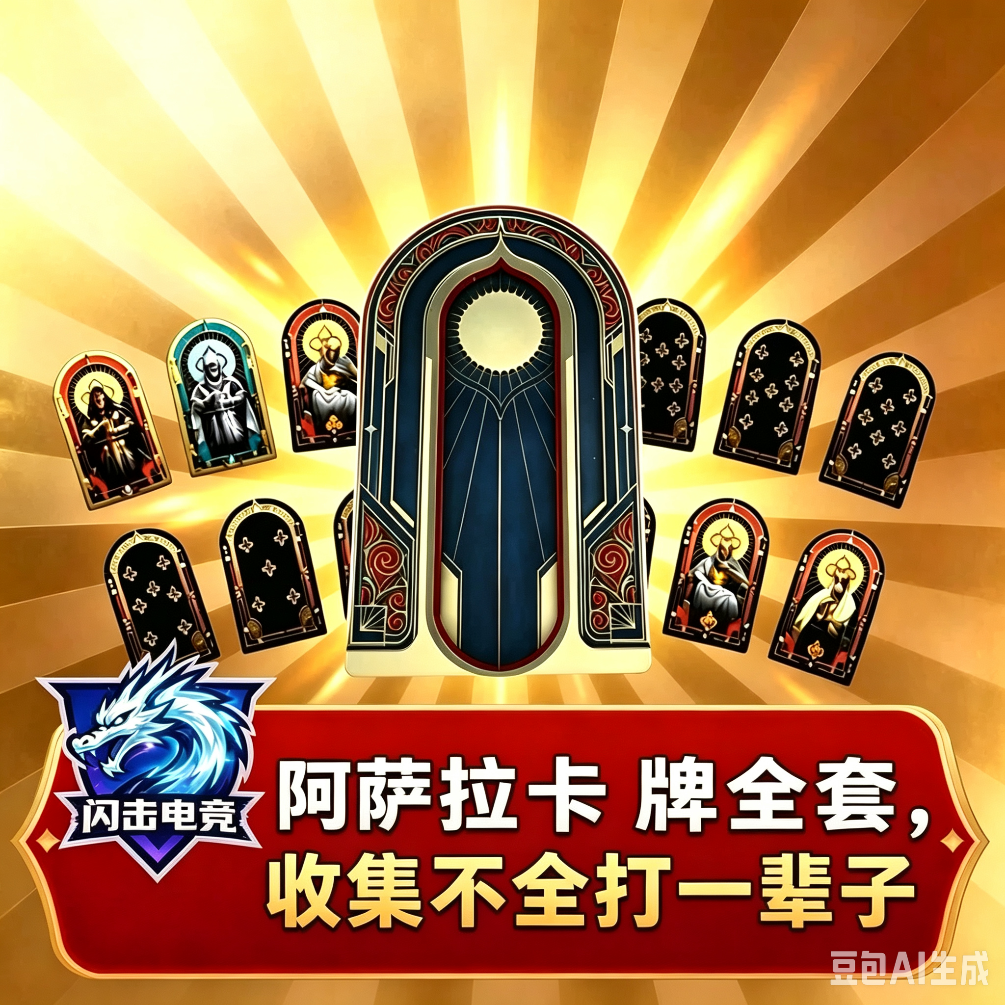 阿萨拉卡牌收集不全一直打！